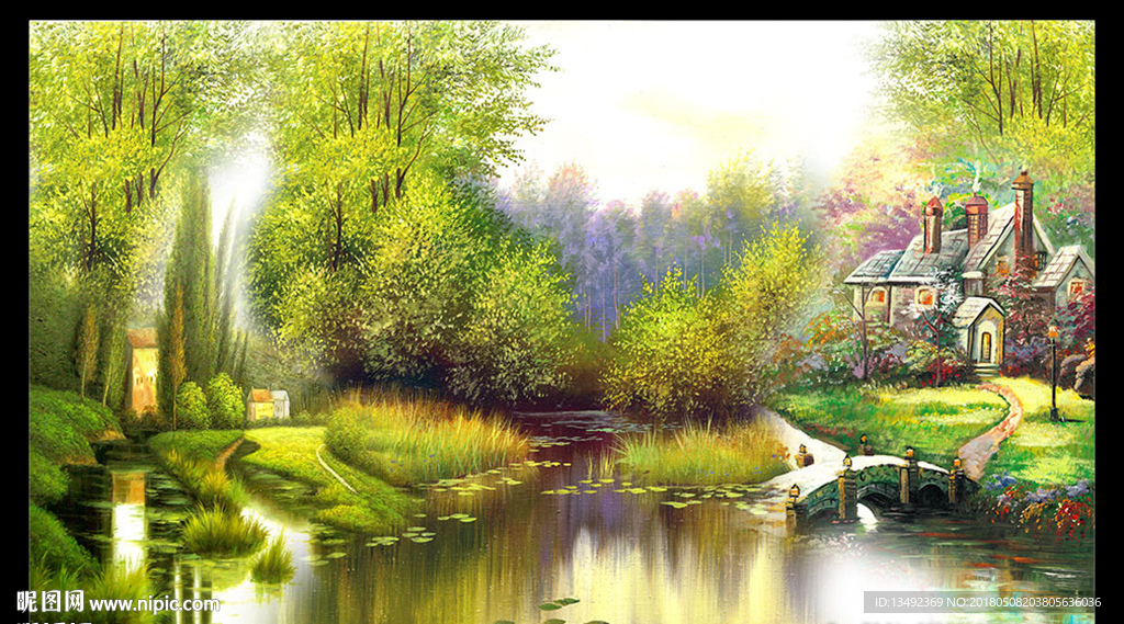 油画风景