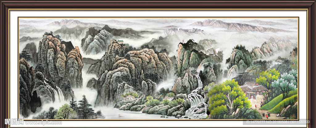 泰山国画