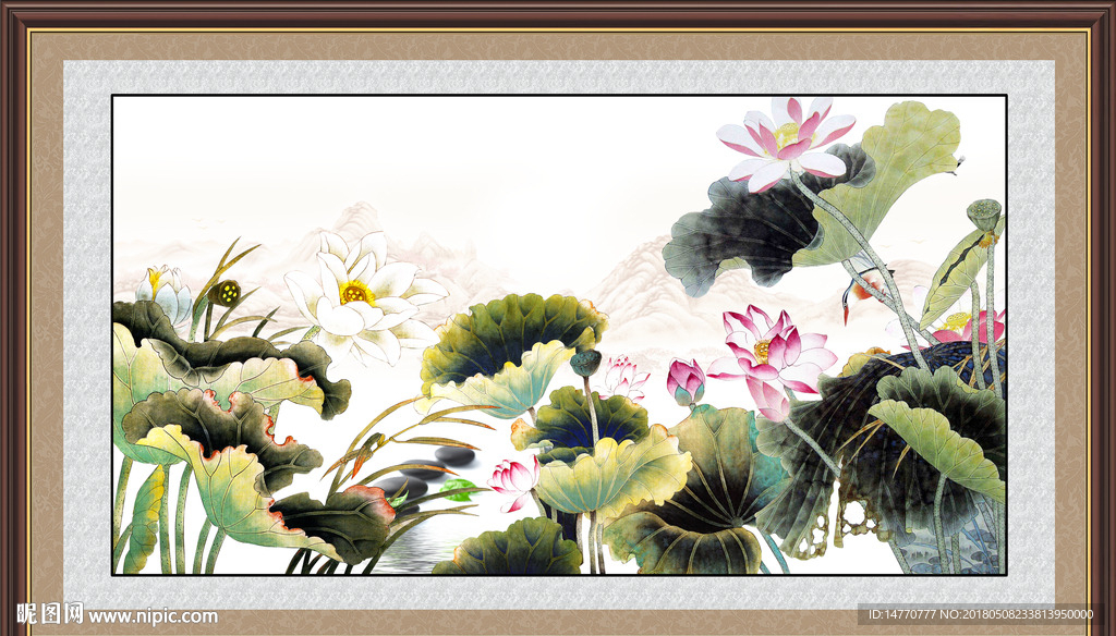 荷花图