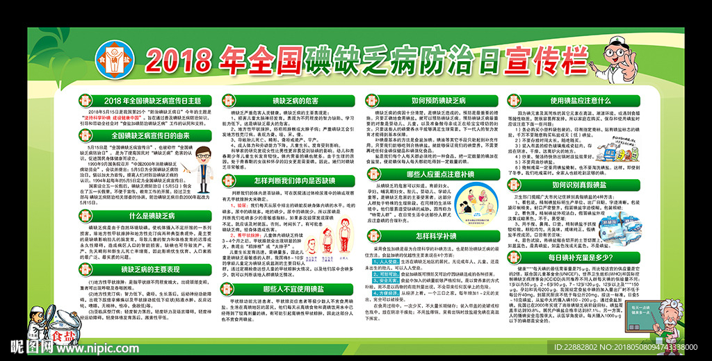 2018年全国碘缺乏病防治日