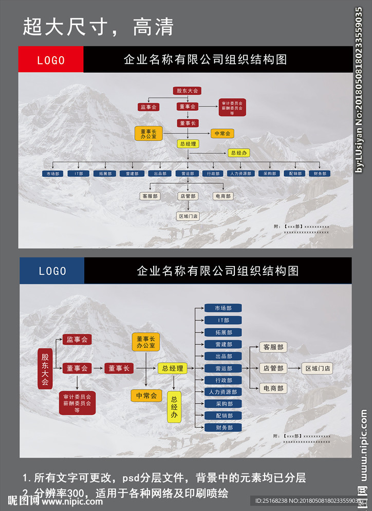 企业组织结构图背景板