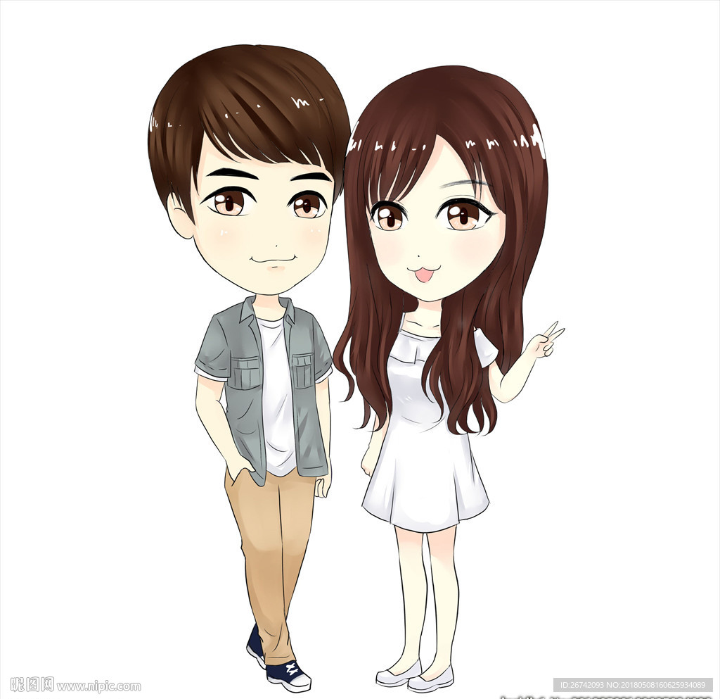 吐舌头原创卡通Q版