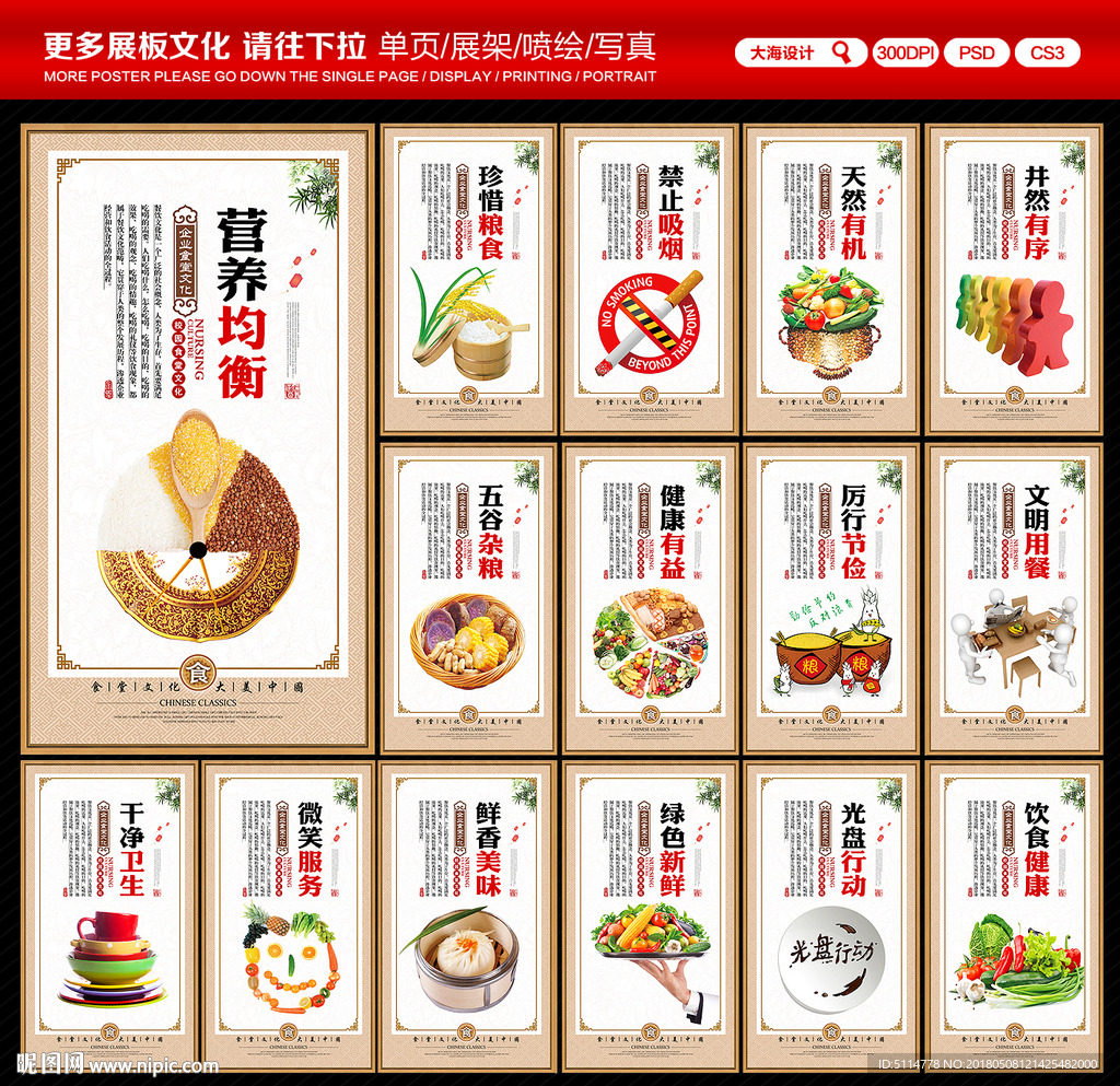 食堂文化展板