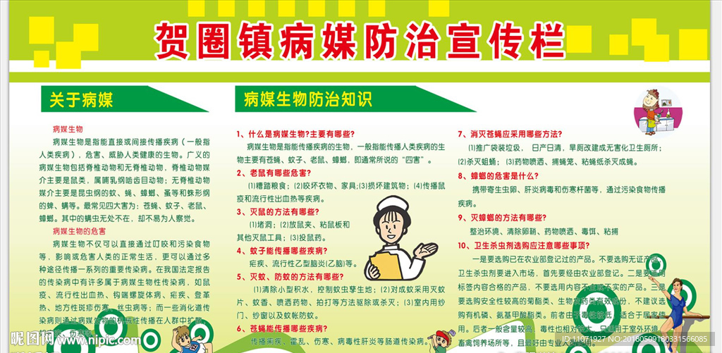 病媒防治宣传栏