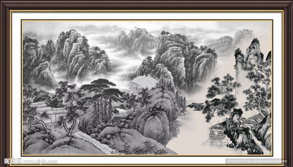 水墨国画