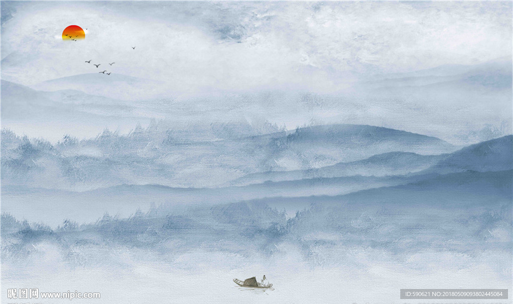 国画背景墙