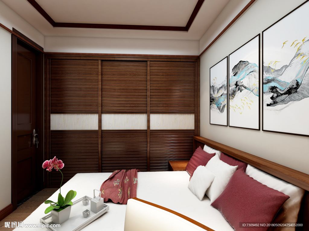 中式家居装修房间效果图