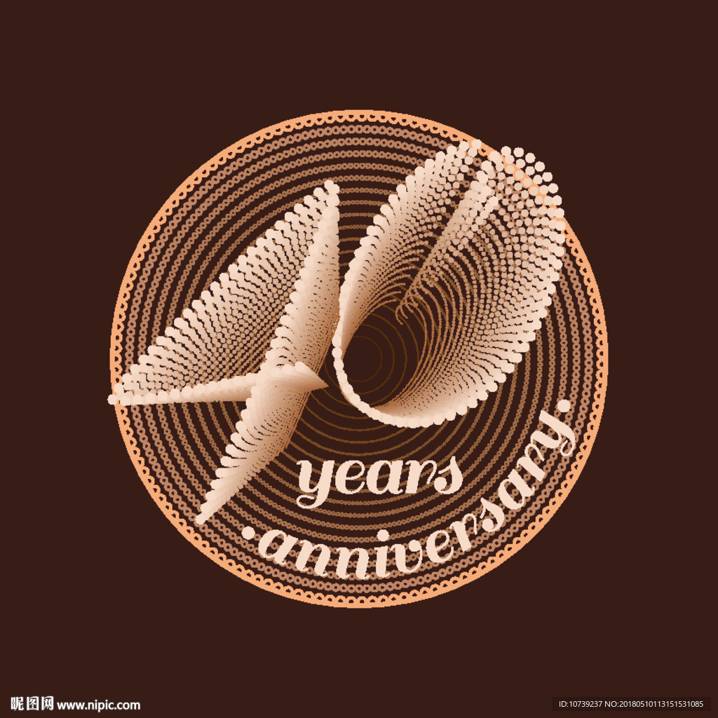 40周年图标素材