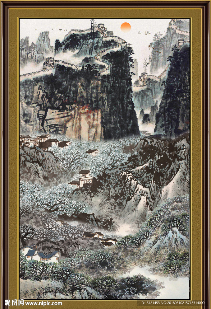 国画长城