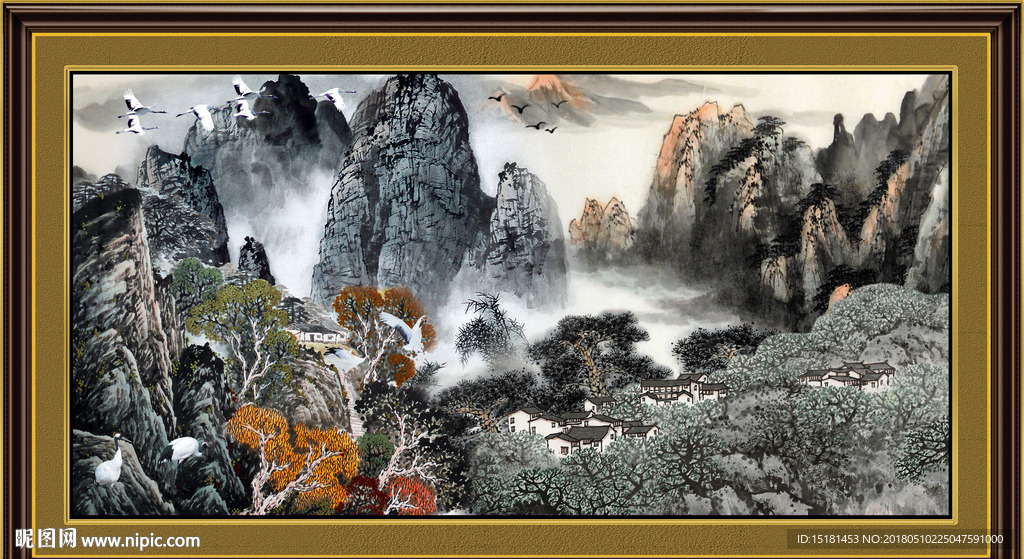 国画山水
