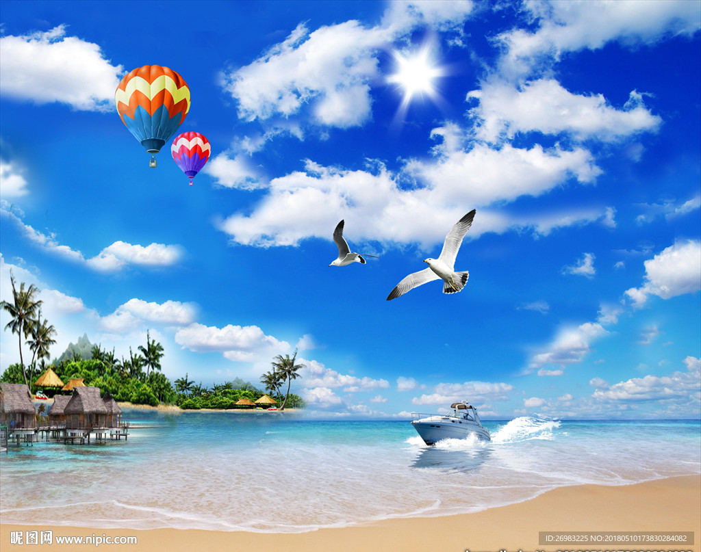 沙滩海景