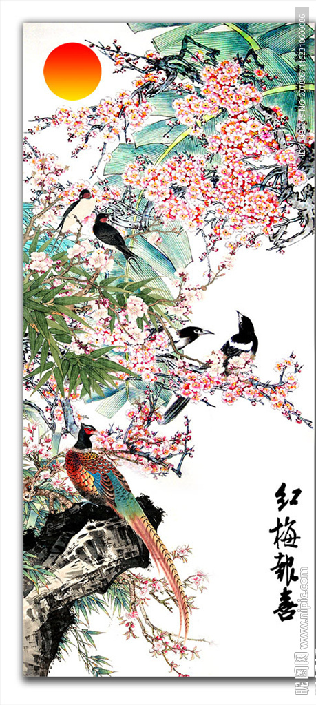 梅花国画