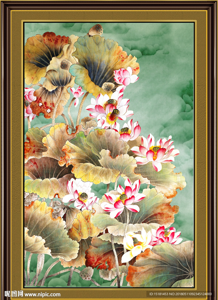 荷花图