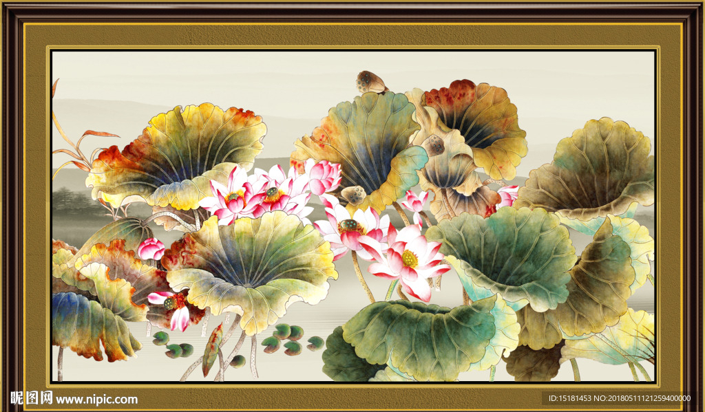 荷花图