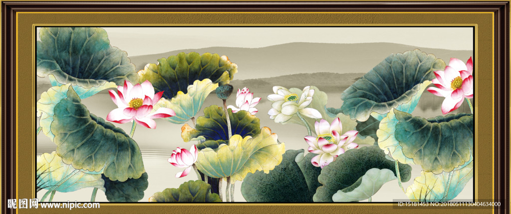 荷花图