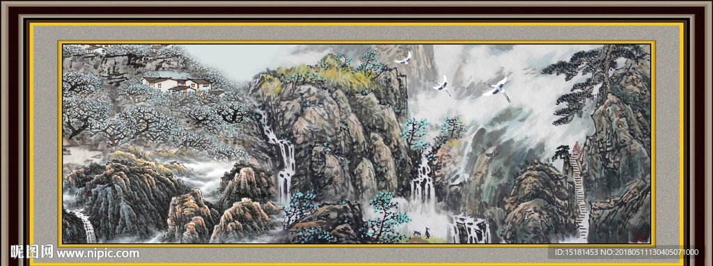 国画山水