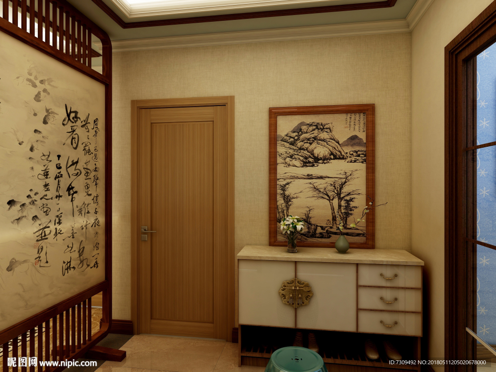 新中式室内装修效果图