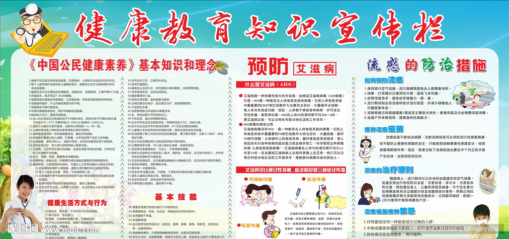 健康教育宣传栏