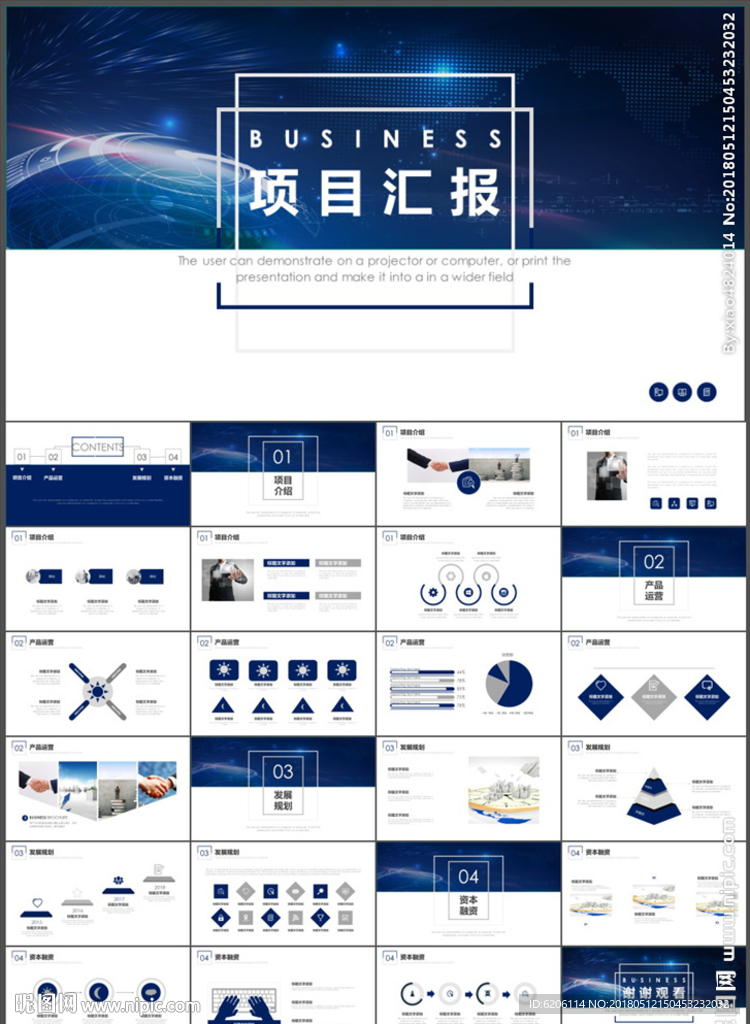 项目汇报PPT