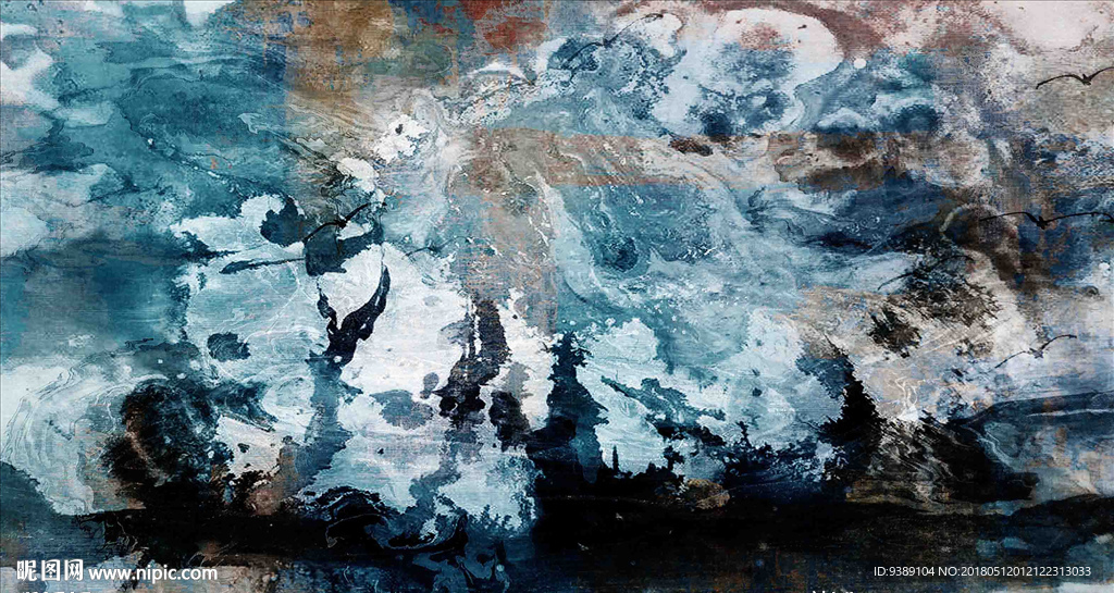 抽象油画