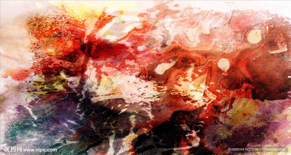 抽象油画
