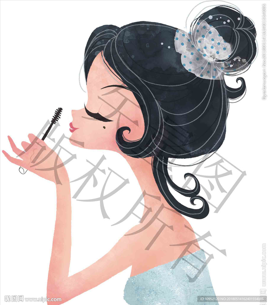 卡通女性化妆