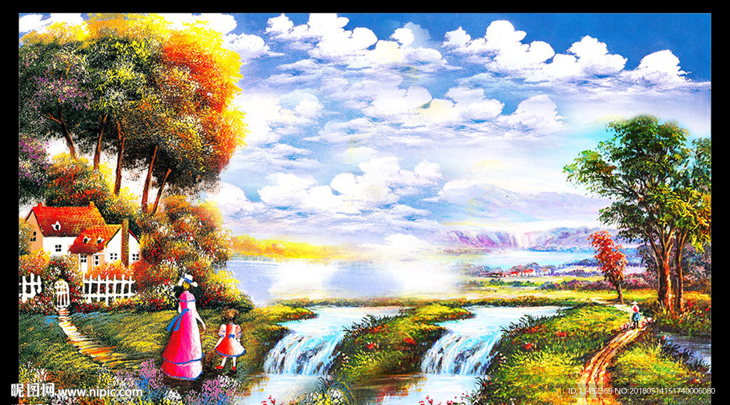 油画风景