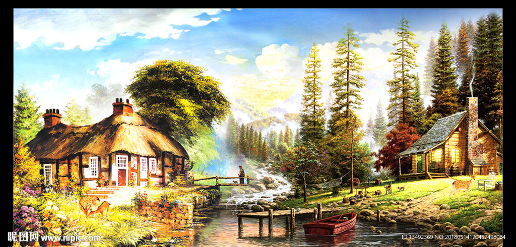 油画风景