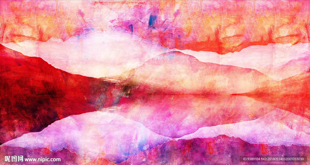 抽象油画