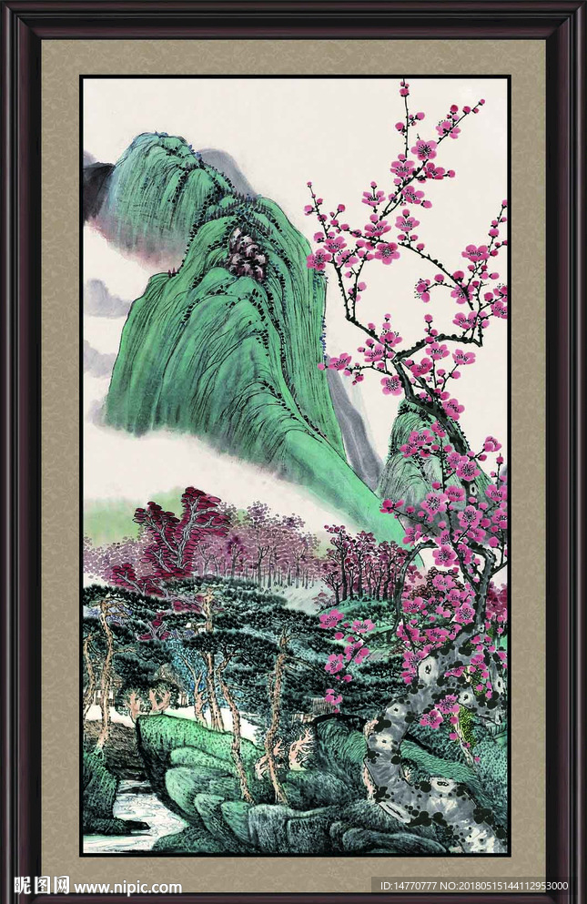 国画梅花