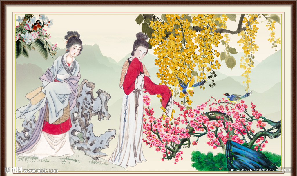 古典美女图