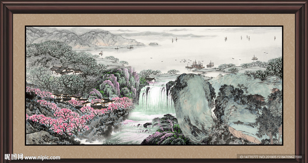 山水国画