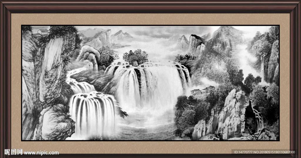 山水国画