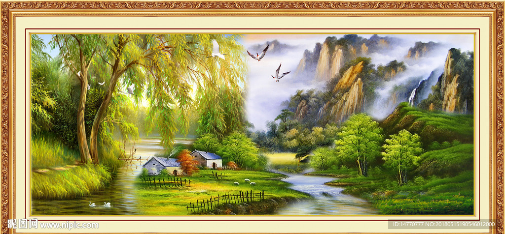 风景油画