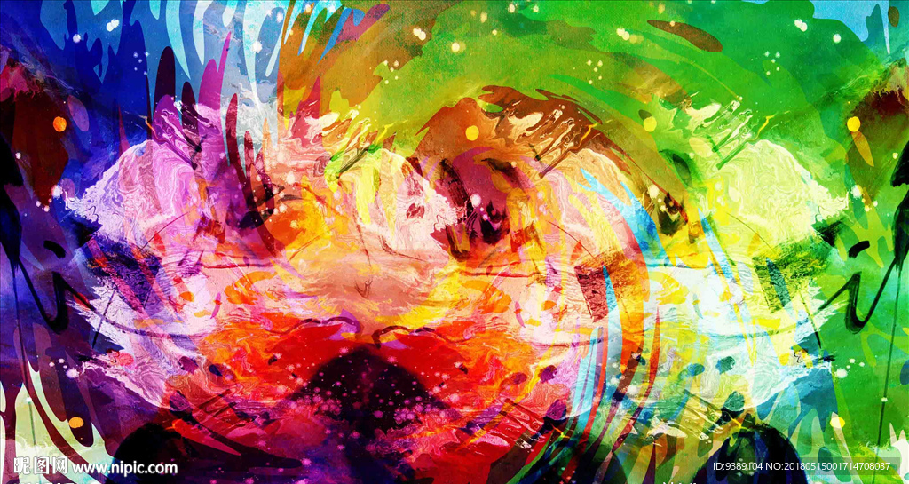 抽象油画