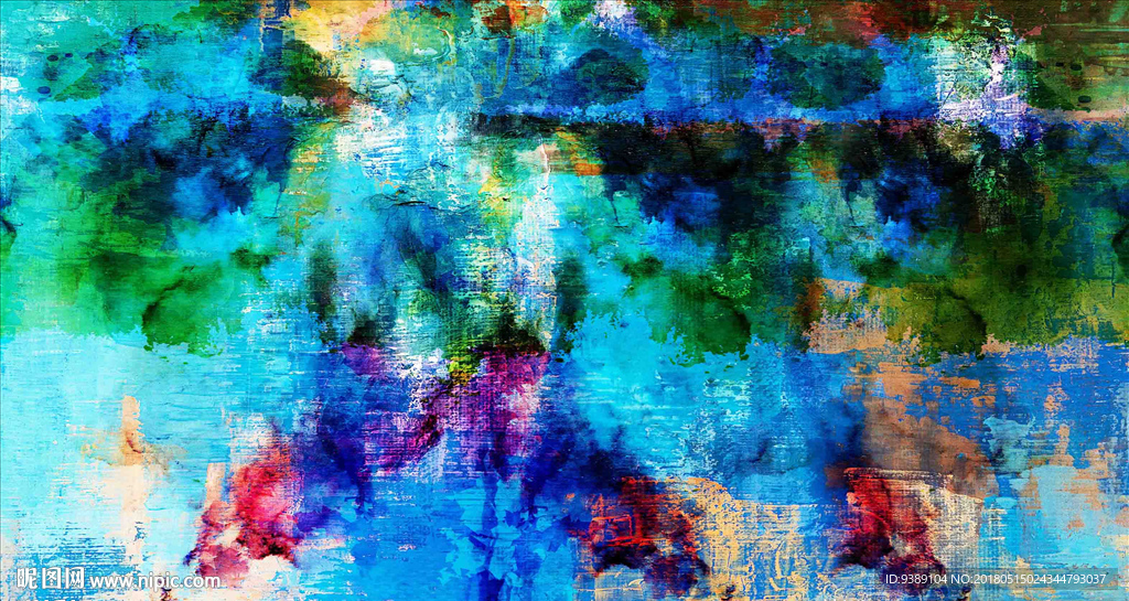 抽象油画