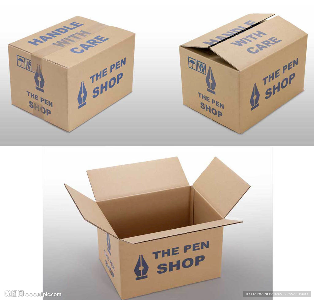 纸箱包装设计效果图