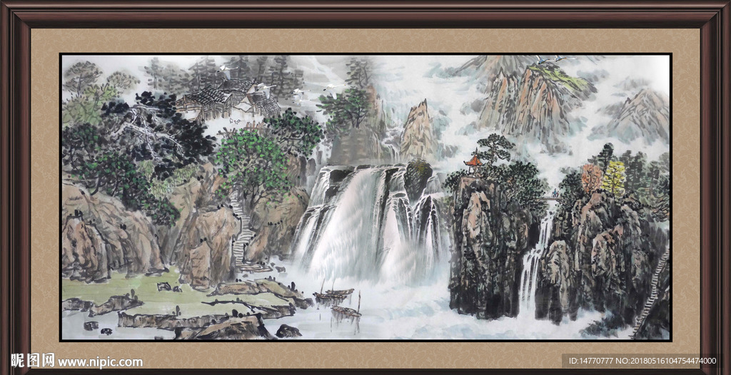 山水国画