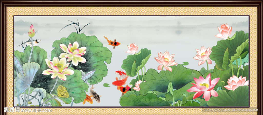 荷花图