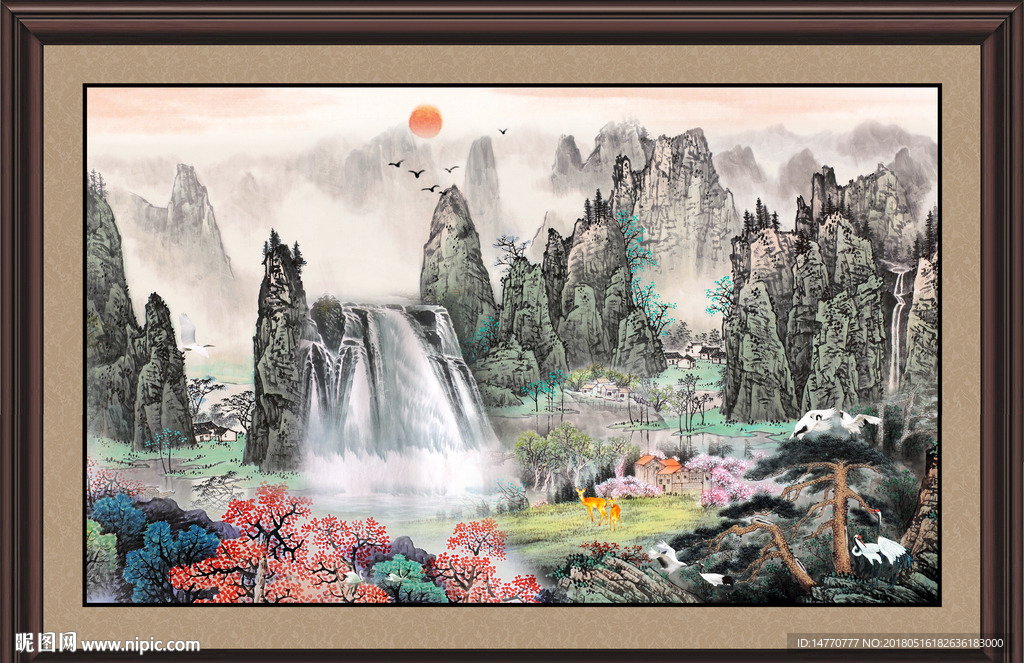 山水国画