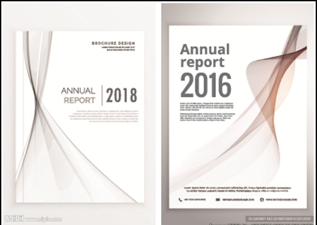 欧美宣传画册几何封面设计