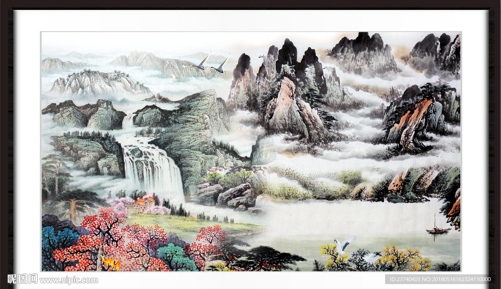 山水国画