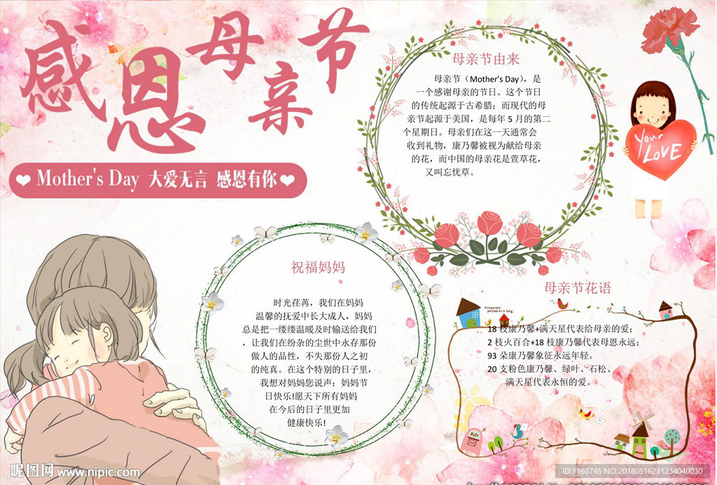 母亲节手抄报   38妇女节