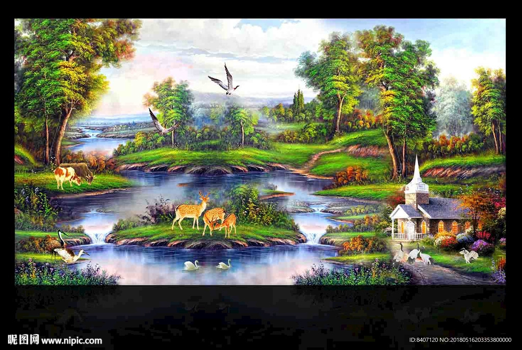 风景油画