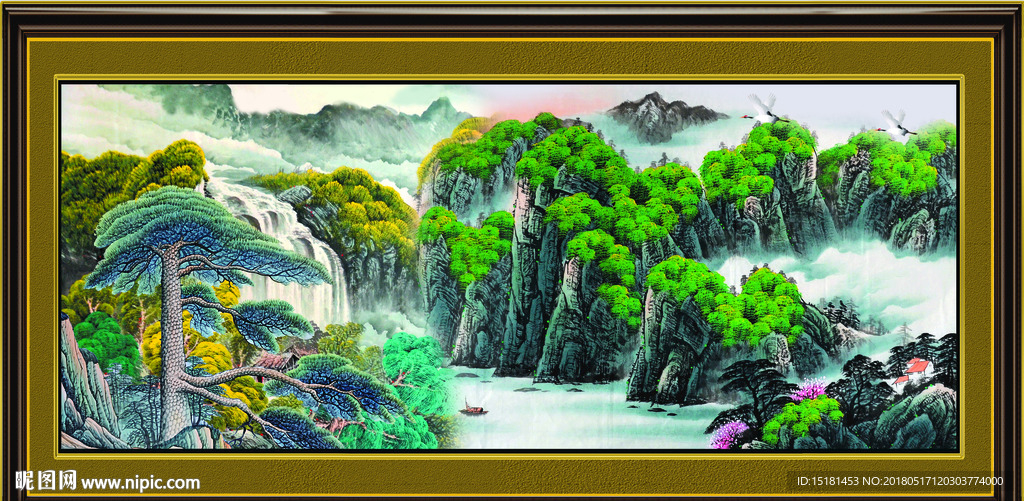山水国画