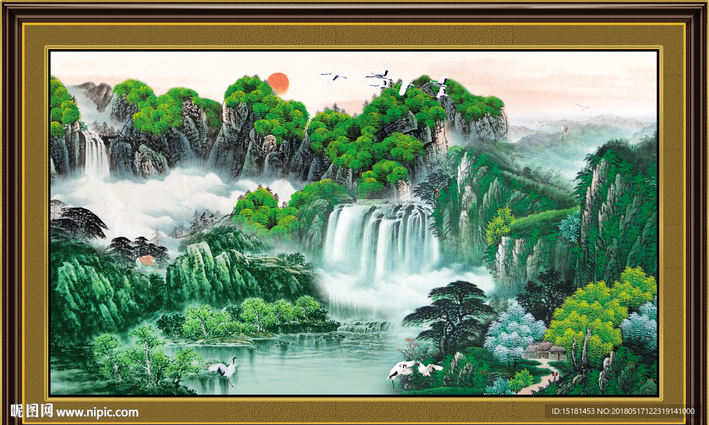 山水国画