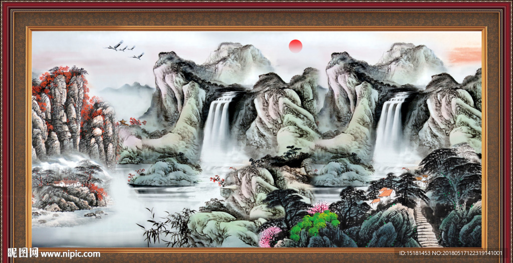 山水国画