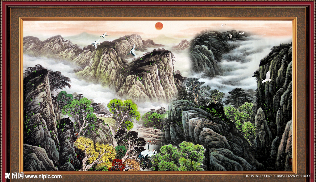 国画山水