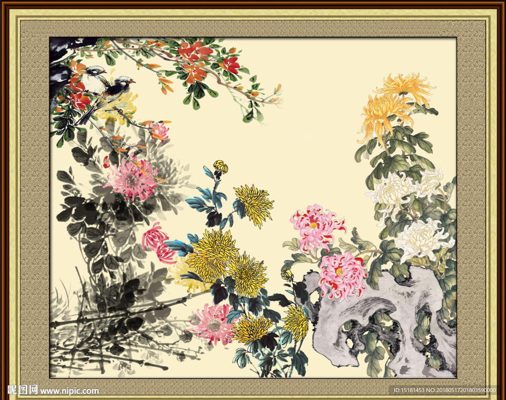 国画菊花