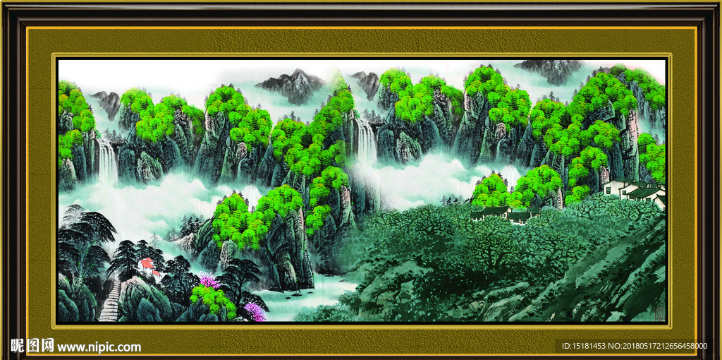 山水国画